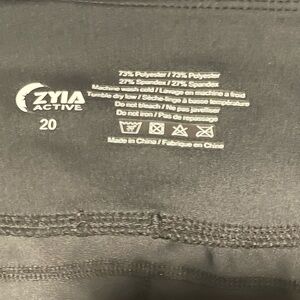 ZYIA Black Track Pants